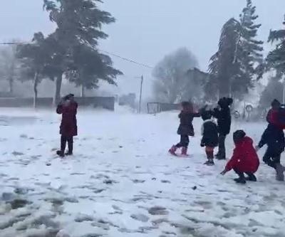 Trakyada yoğun kar yağışı Bazı okullar tatil edildi