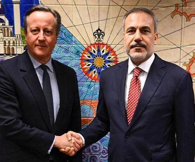 Bakan Fidan İngiliz mevkidaşı Cameron ile görüştü