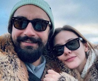 Alina Boz ve Umut Evirgen balayında Pozlarına beğeni yağdı: Karlar kraliçesi Alina