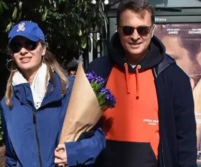 Fikret Ormandan sevgilisi Tuğba Çoşkuna çiçek