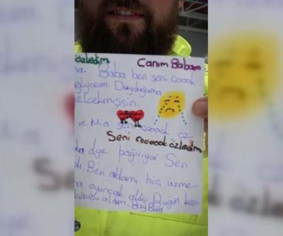 KAAN için evine gitmeyen babaya kızından duygusal mektup