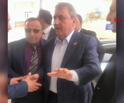SON DAKİKA: BBP Genel Başkanı Mustafa Desticinin de içinde bulunduğu makam aracı kaza yaptı