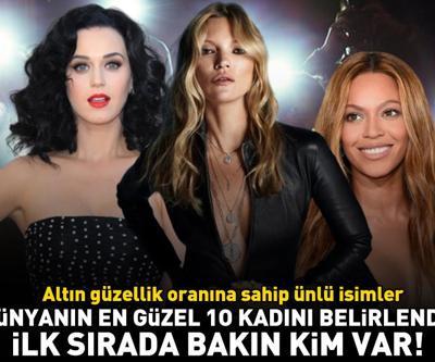 Dünyanın en güzel 10 kadını belirlendi İlk sırada bakın kim var