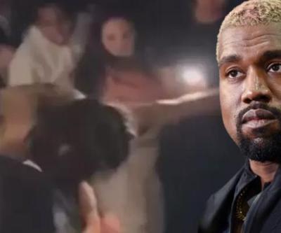 Ortalık bir anda karıştı Kanye Westin konserinde yumruklu kavga