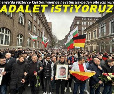 Yüzlerce kişi Solingen’de hayatını kaybeden aile için yürüdü: Adalet istiyoruz