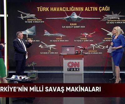 SİHAlar, jetler, gemiler, füzeler... Türkiyenin milli savaş makineleri CNN TÜRK Masasında ekrana geldi