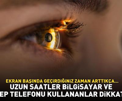 Zararları saymakla bitmiyor Bilgisayar ve cep telefonu kullananlar dikkat, ekran karşısında geçirdiğiniz zaman arttıkça...