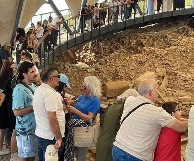 Göbeklitepede bayram yoğunluğu