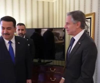 Irak Başbakanı Sudani, ABD Dışişleri Bakanı Blinken ile görüştü