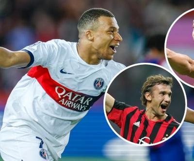 PSGnin yıldızı Mbappe, Shevchenko ve Ibrahimovici yakaladı