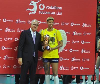 Fenerbahçe Opette Melissa Vargas finale damgasını vurdu; ödülü aldı