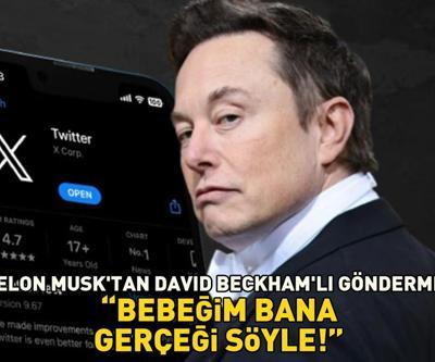 Elon Musk sosyal medyayı salladı David Beckhamın yer aldığı görselle göndermede bulundu: Bebeğim, bana gerçeği söyle