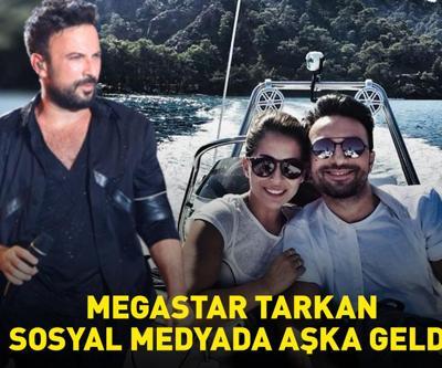 Megastar Tarkan sosyal medyada aşka geldi Güzeller güzeli eşi Pınar Tevetoğlunun evlilik yıl dönümünü böyle kutladı