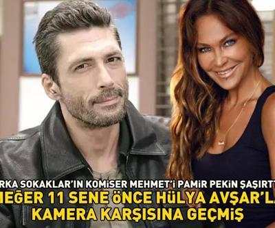 Arka Sokakların Mehmet Komiseri Pamir Pekin şoke etti Meğer 11 sene önce Hülya Avşar ile kamera karşısına geçmiş