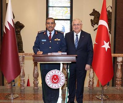 Bakan Güler, Katar Genelkurmay Başkanı Aqel Al-Nabeti kabul etti