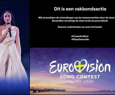 Belçikanın VRT kanalı, Eurovision yayınını keserek İsraili protesto etti