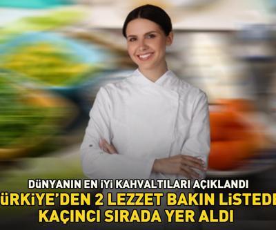 Dünyanın en iyi kahvaltıları açıklandı Türkiyeden 2 lezzet bakın kaçıncı sırada...