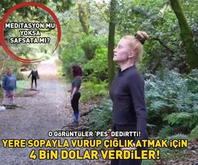 Öfke ritüeli inzivası sosyal medyayı salladı ‘Meditasyon mu safsata mı’ Yere sopalarla vurup çığlık atmak için 4 bin dolar verdiler