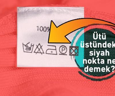 İşte giysi etiketlerindeki gizli kodlar: Ütü Sembolündeki Noktaların Bir Anlamı Var...