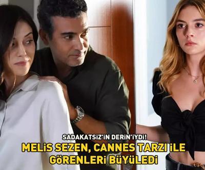 Sadakatsizin Derini Melis Sezenin Cannes tarzı görenleri büyüledi Beğeni butonu çöktü: Leopar kadını