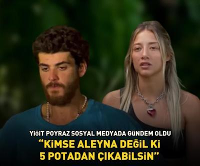 Survivordan elenen Poyrazdan şoke eden paylaşım: Kimse Aleyna Kalaycıoğlu değil ki 5 potadan çıkabilsin