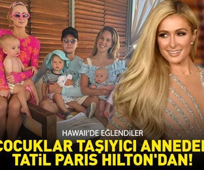 ‘Hamileliğin nasıl bir şey olduğunu anlamak için protez karın taktım’ demişti Çocuklar taşıyıcı anneden, tatil Paris Hiltondan