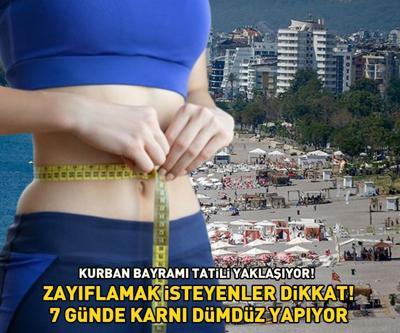Kurban Bayramı tatili yaklaşıyor Zayıflamak isteyenler dikkat, ünlülerin diyetisyeni açıkladı: 7 günde karnı dümdüz yapıyor