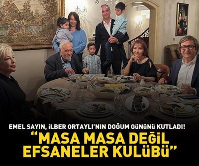 Beğeni butonu çöktü Emel Sayın, İlber Ortaylının doğum gününü kutladı ‘Masa masa değil, efsaneler kulübü’