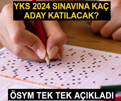 YKS’ye kaç kişi katılacak ÖSYM tek tek açıkladı TYT, AYT ve YDT oturumlarına kaç kişi girecek