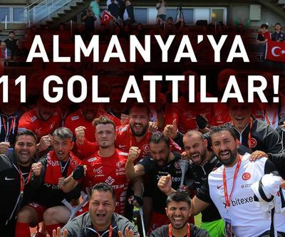 Ampute Milli Futbol Takımı, Almanyaya gol oldu yağdı