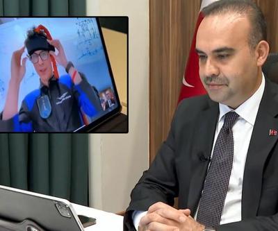 Bakan Kacır, Astronot Tuva Cihangir Atasever ile görüştü