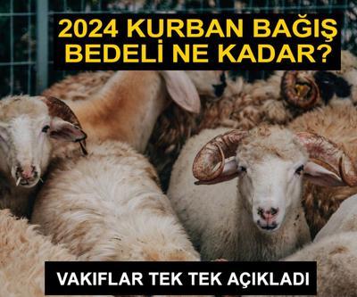 LÖSEV, Mehmetçik Vakfı, Kızılay, İHH ve Diyanet 2024 kurban bağış bedeli ne kadar, kaç TL