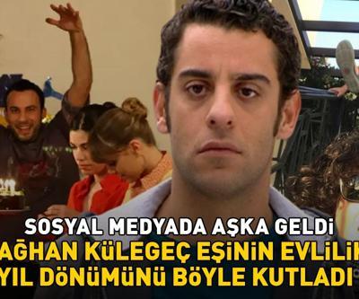 Kavak Yellerinin Efesi Dağhan Külegeç aşka geldi Eşinin evlilik yıl dönümünü böyle kutladı