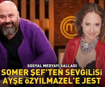 MasterChef Somer Sivrioğlundan sevgilisi Ayşe Özyılmazele sürpriz jest: 3 evetle 2. tura