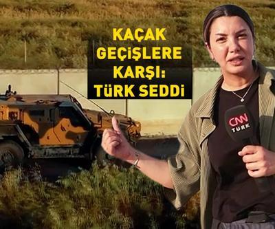 Kaçak geçişlere karşı: Türk seddi Türkiye-Suriye sınırından çok özel görüntüler...