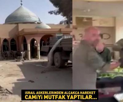 İsrail askerlerinden alçakça hareket: Camiyi mutfak yaptılar