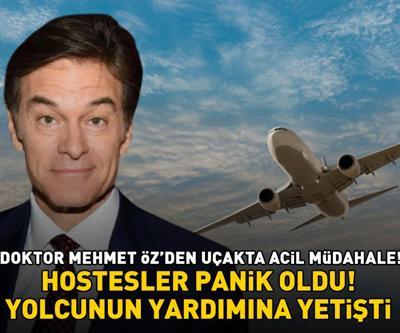 Doktor Mehmet Özden uçakta acil müdahale Fenalaşan yolcunun imdadına yetişti: ‘Hostesler panik oldu’