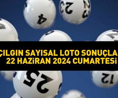 ÇILGIN SAYISAL LOTO SONUÇLARI 22 HAZİRAN 2024: Çılgın Sayısal Loto sonuçları açıklandı Milli Piyango Online sonuç sorgulama ekranı