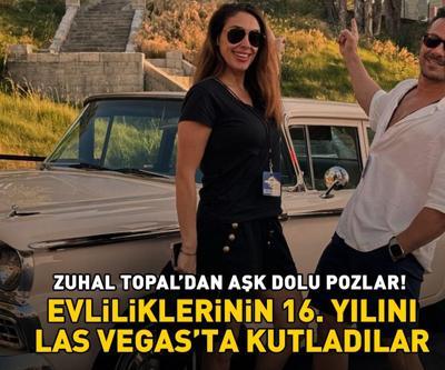 Sihirli Annemin Suzanı Zuhal Topal gündem oldu Evliliklerinin 16. yılını Las Vegasta kutladılar