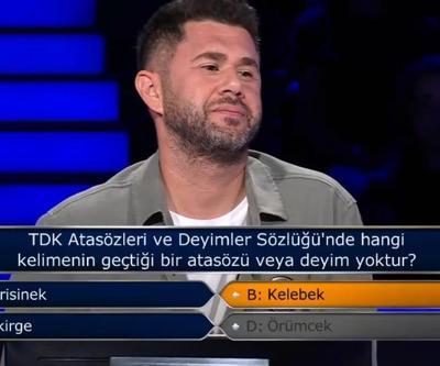 Kelebek ile ilgili atasözü ya da deyim var mı İşte Kim Milyoner Olmak İster sorusu