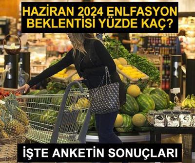Haziran 2024 enflasyon beklentisi ne kadar, yüzde kaç Beklenti anketi sonuçlandı