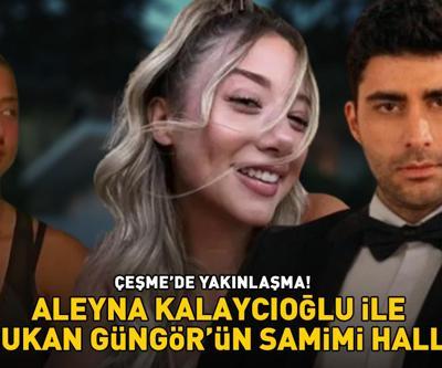 Survivor Aleyna Kalaycıoğlu ile Kızılcık Şerbetinin yıldızı Doğukan Güngörün samimi halleri Şimdi Görkem düşünsün
