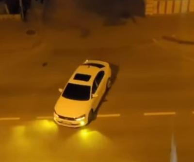 Drift atan sürücüye 32 bin 233 lira para cezası kesildi