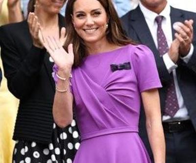 Kate Middleton ortaya çıktı Ayakta alkışlandı Wimbledonda Kate Middleton, Prens William yanında yoktu
