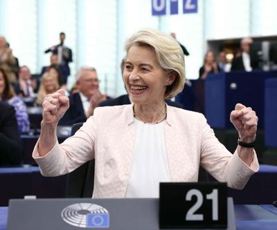 Ursula von der Leyen 401 evet ile yeniden AB Komisyonu Başkanı seçildi