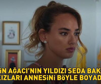 Zeytin Ağacının Leylası Seda Bakanın kızları annesini böyle boyadı