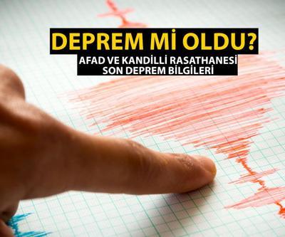 Deprem mi Oldu Son Depremler Listesi 25 Temmuz 2024 AFAD ve Kandilli Rasathanesi