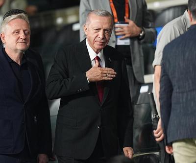 Cumhurbaşkanı Erdoğan Başakşehir-La Fiorita maçını takip etti