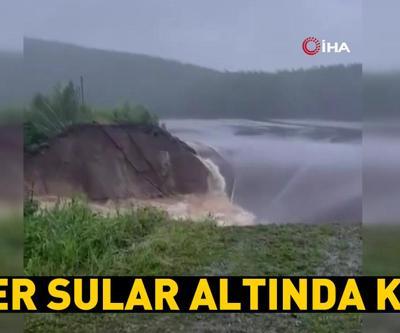 Video Haber | Rusya’da baraj patladı: Onlarca ev sular altında kaldı