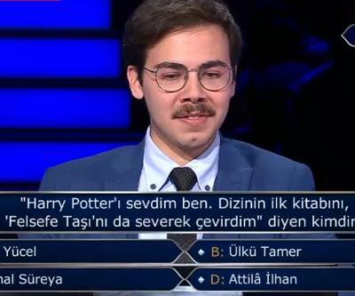 Son dakika: Harry Potter Felsefe Taşını çeviren kimdir Kim Milyoner Olmak İster sorusu: Can Yücel, Ülkü Tamer...